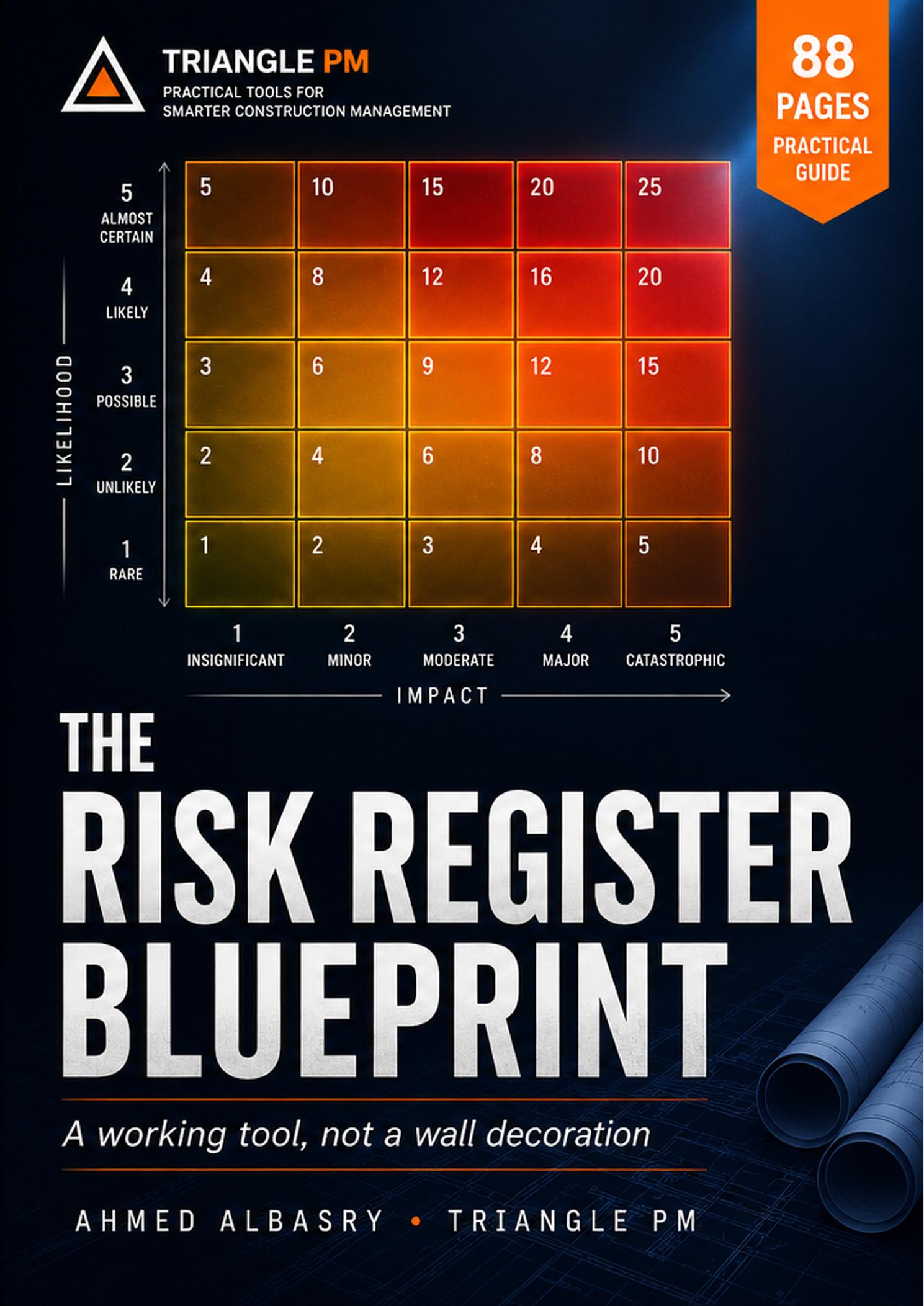 The Risk Register Blueprint — front cover