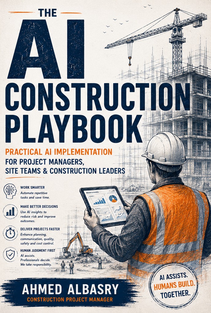 The AI Construction Playbook by Ahmed Albasry — front cover
