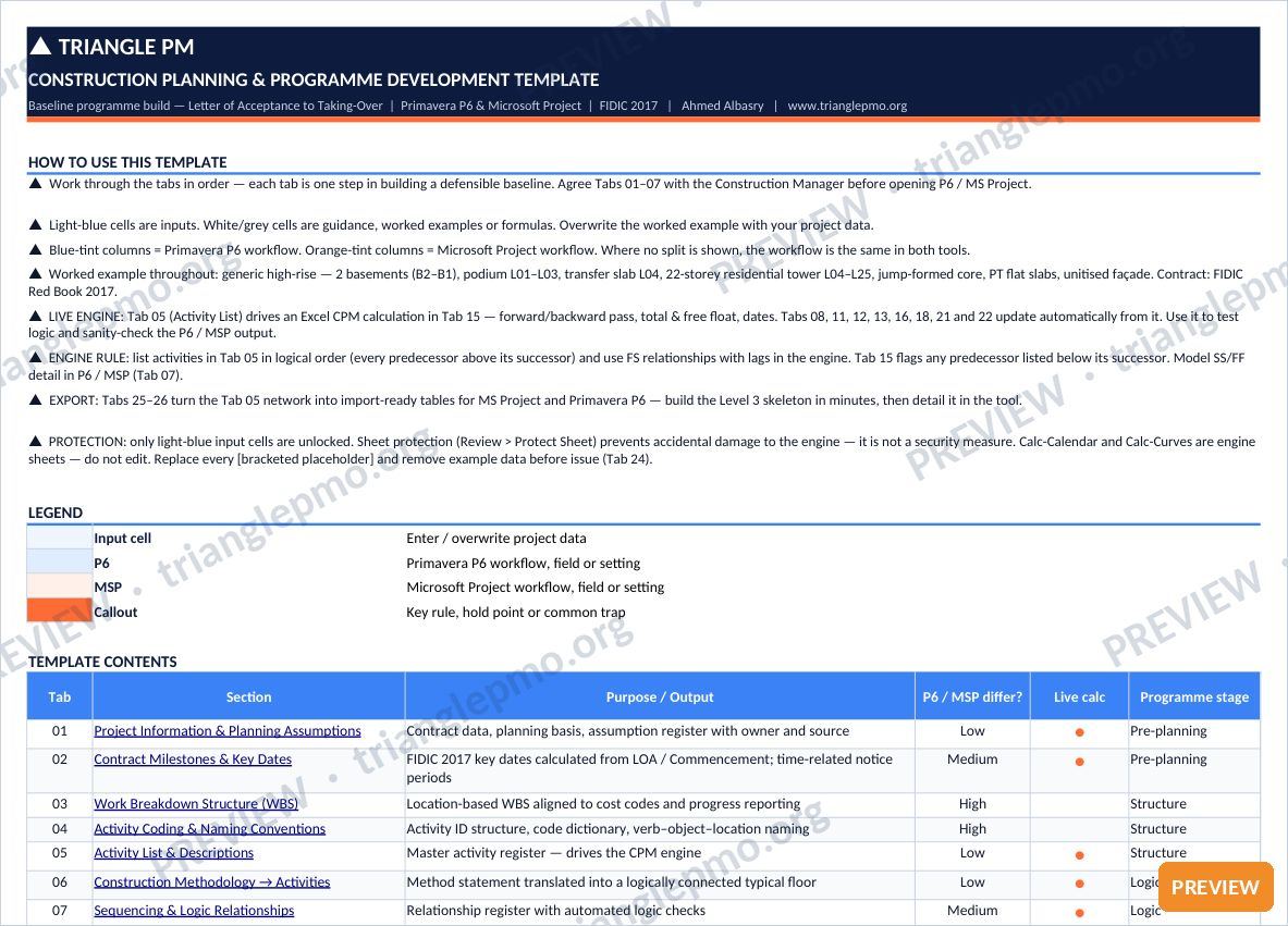 Construction Programme Development Toolkit — preview page 1