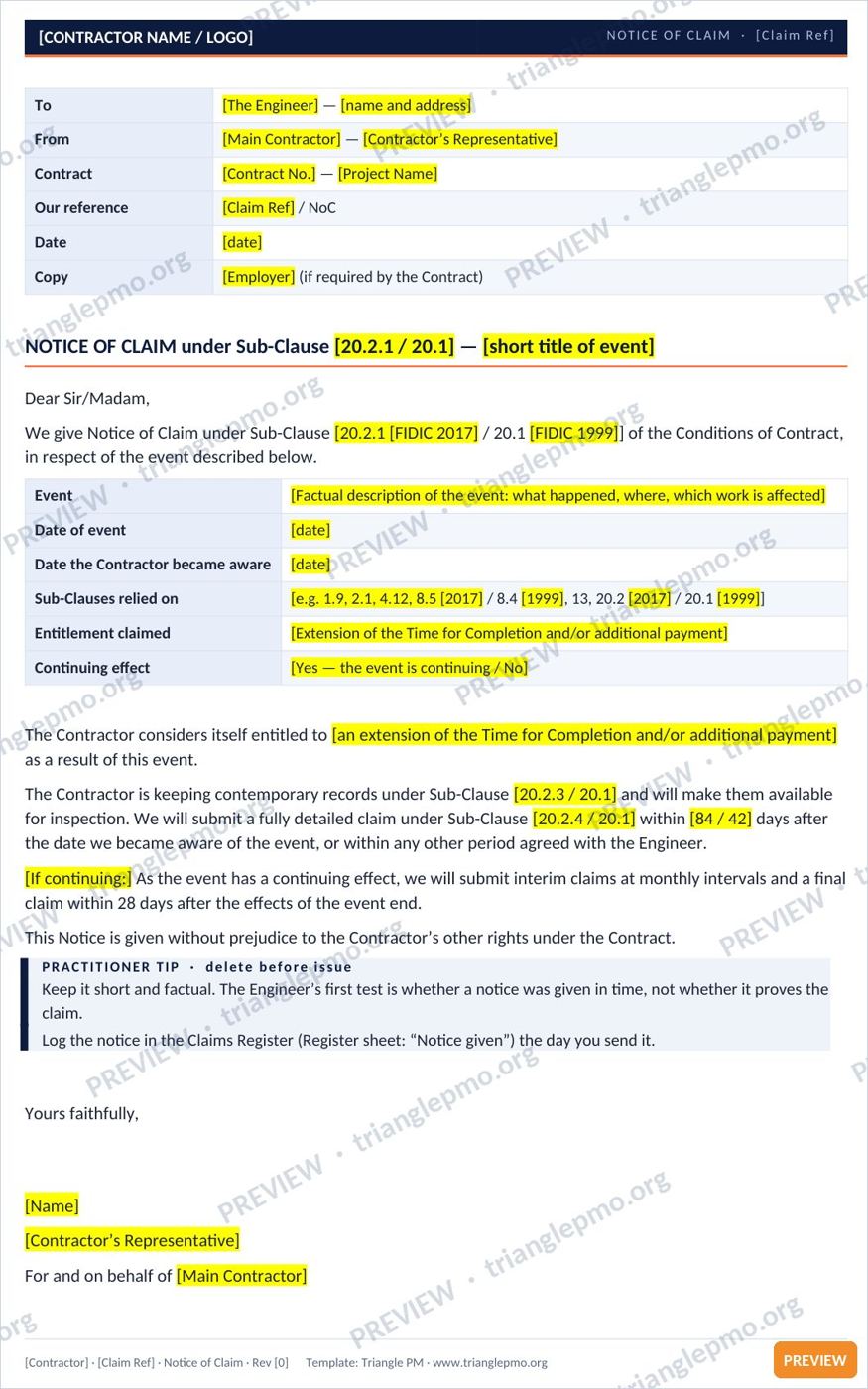Construction Claims Management Toolkit — preview page 3