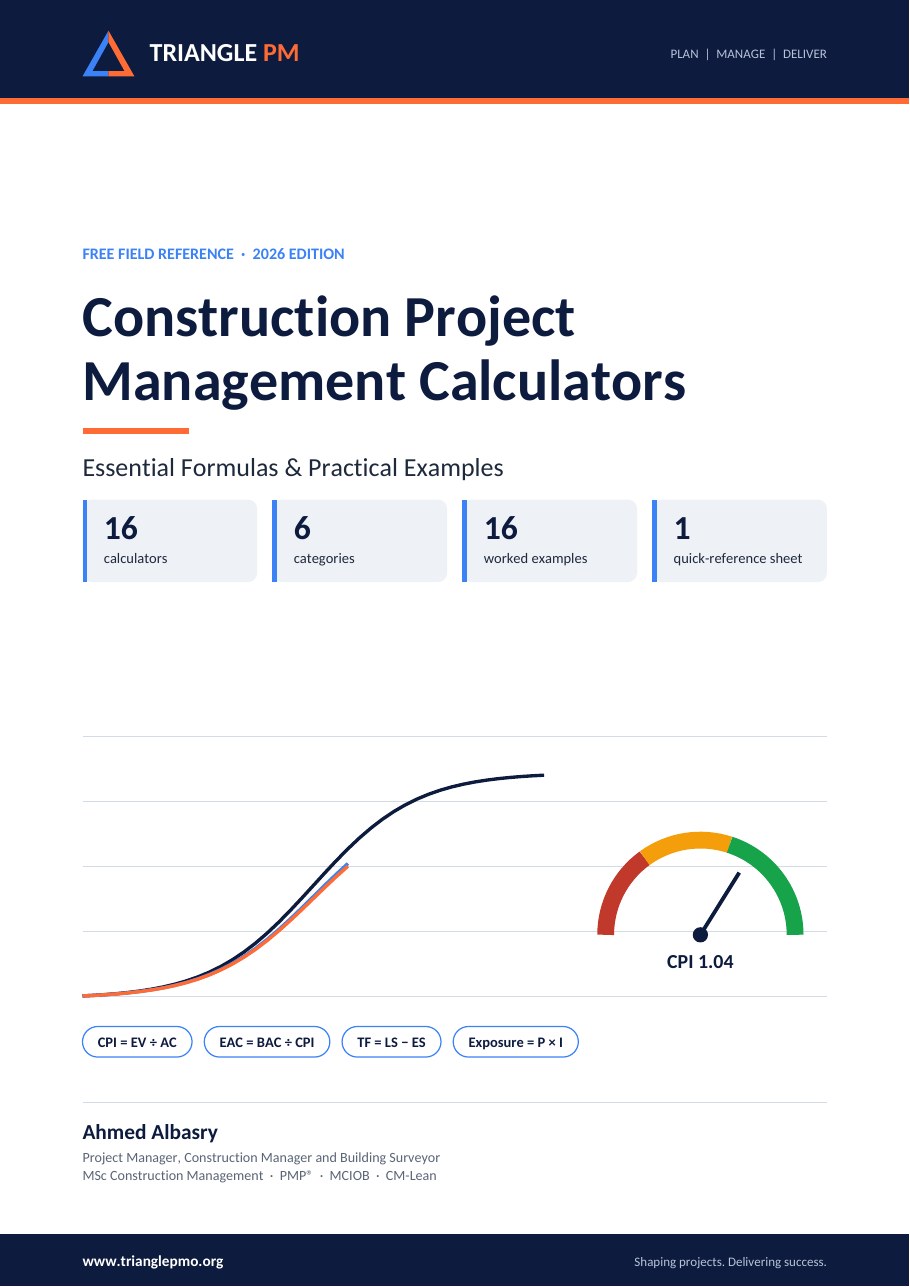 Cover of Construction Project Management Calculators